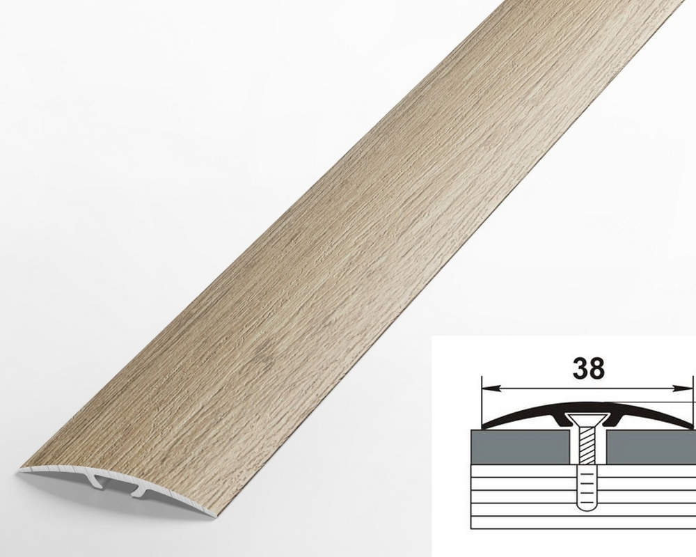 Порог одноуровневый ЛС 04-3.900.4087 Дуб беленый