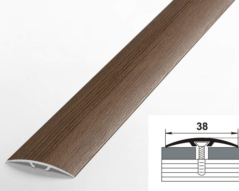 Порог одноуровневый ЛС 04-3.900.4061 Дуб мокко