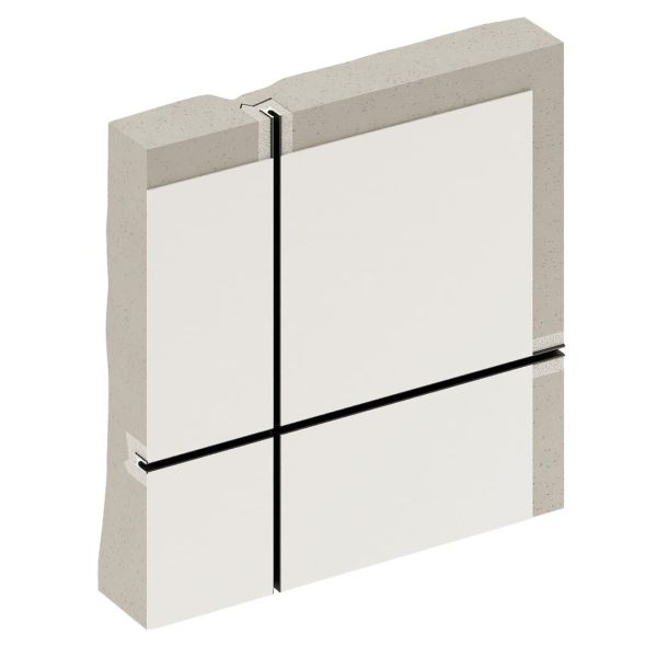 Разделитель алюминиевый стеновой Decaro D009A Black 3,0м