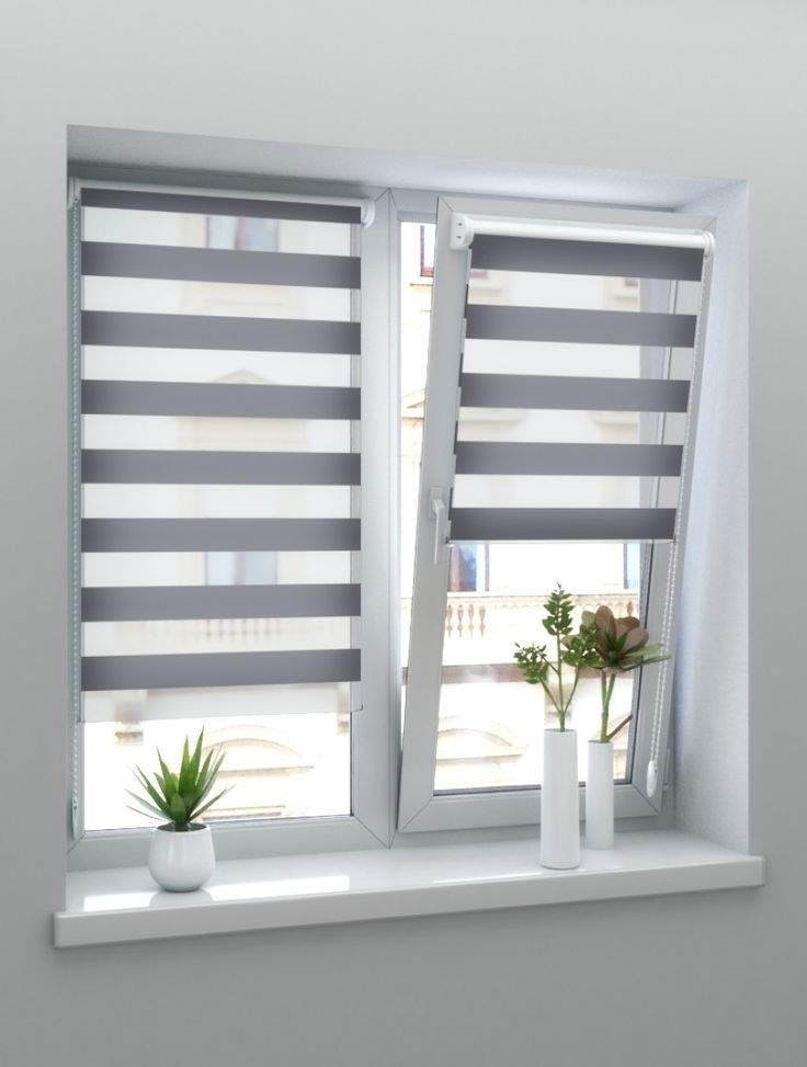 Роллета день/ночь КАНЗАС УЮТ 67*160 Светло-серый