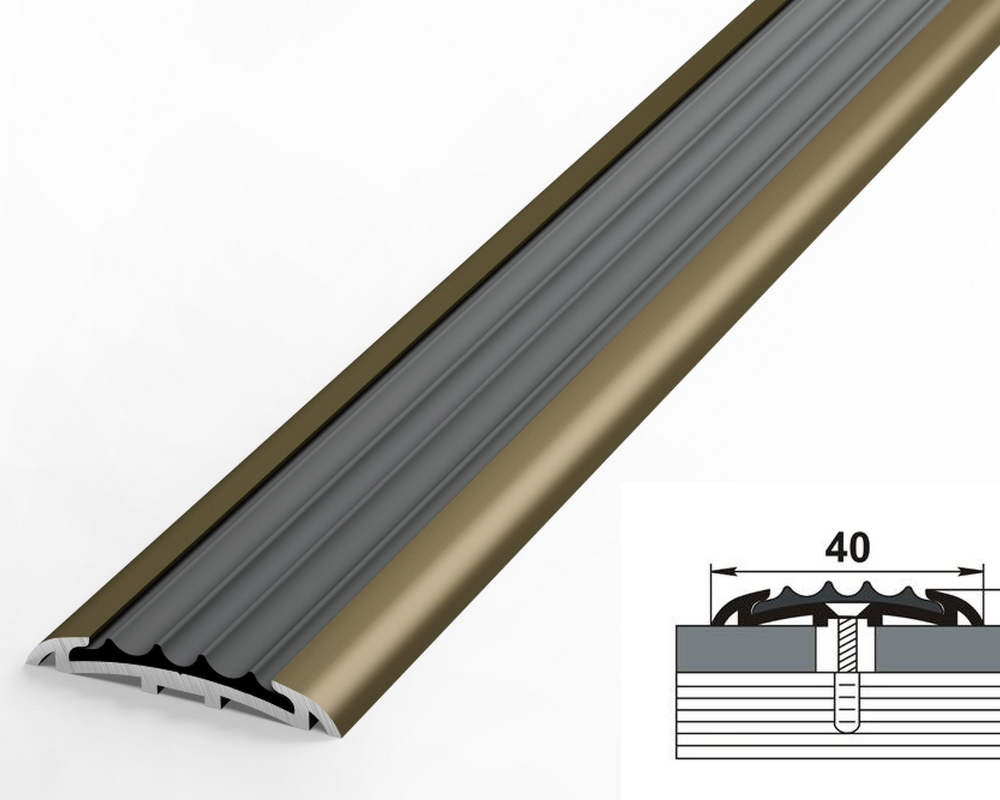 Порог одноуровневый ПС 08-1.900.04л Бронза