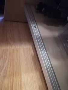 Порог угловой ПУ 05.1800.042л Шампань