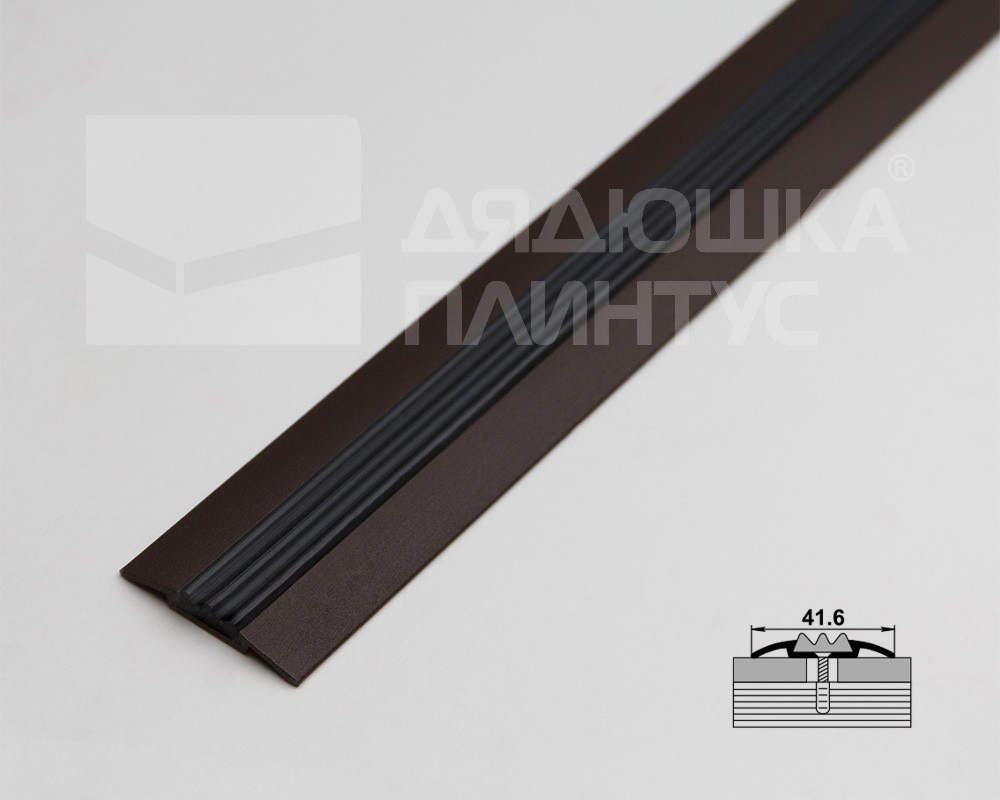 Порог одноуровневый ПС 08.900.03 Шоколад