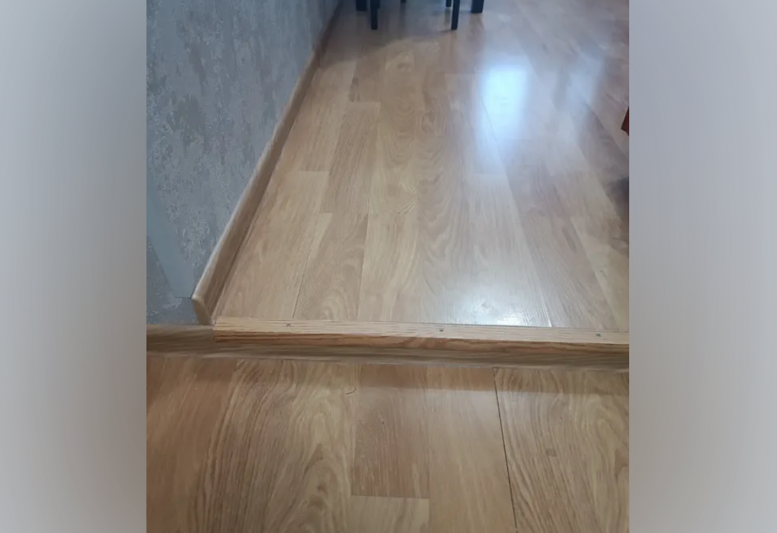 Порог угловой ПУ 04.900.087 Дуб беленый