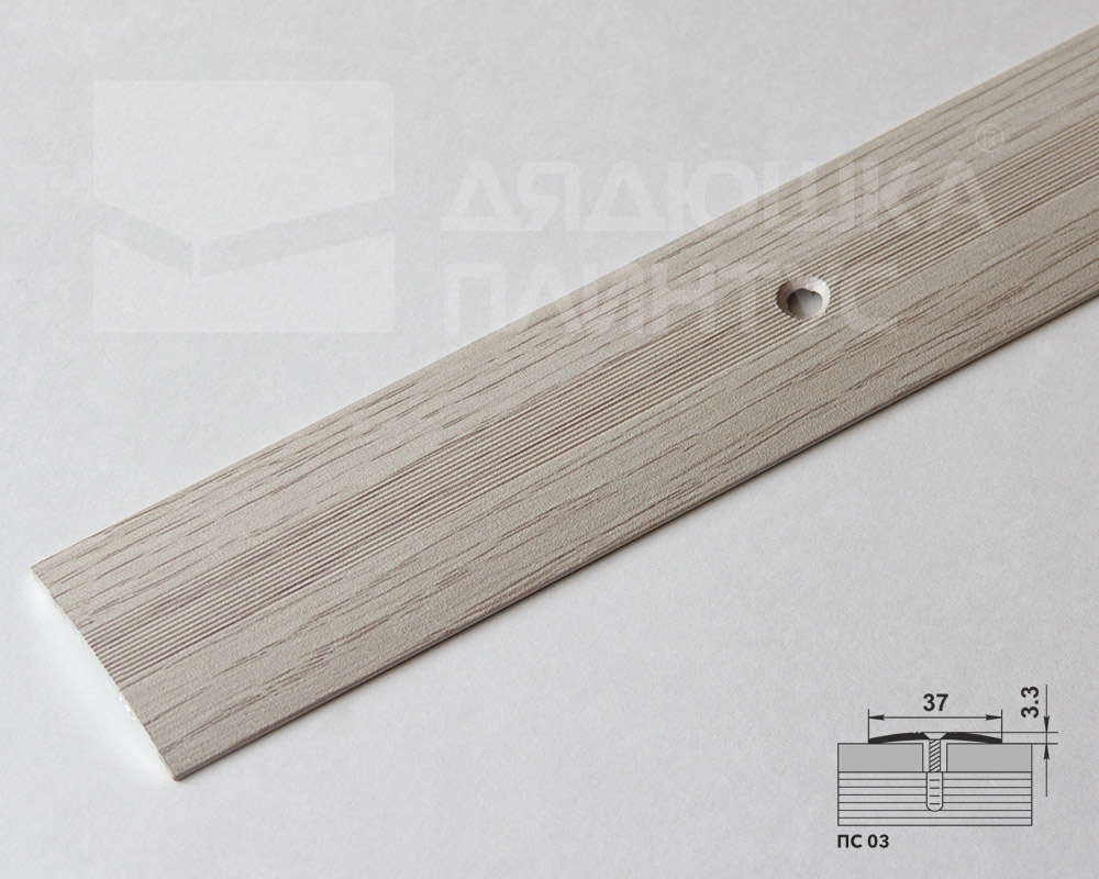 Порог одноуровневый MSA37.1800.105 Дуб арктик