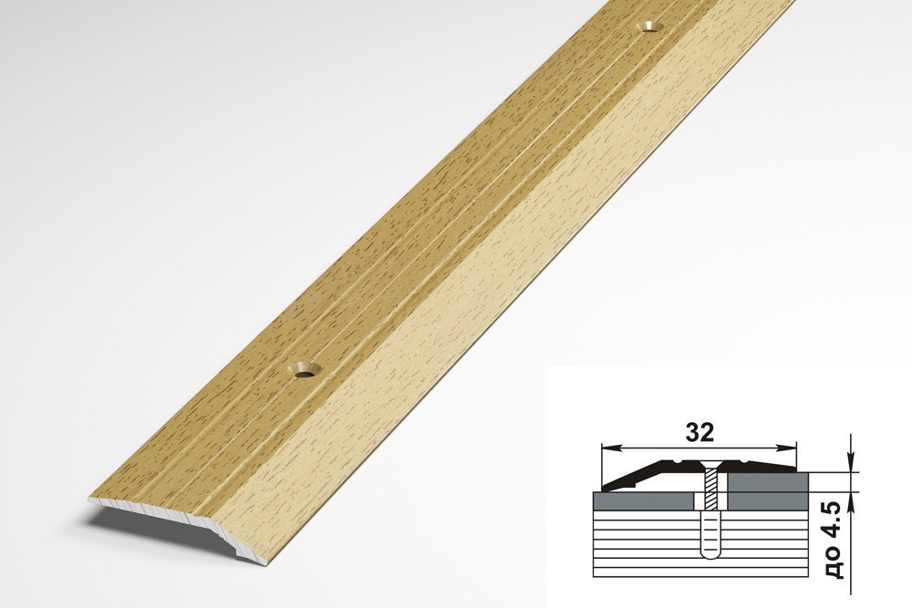 Порог разноуровневый ПР 03.1800.043 Бук кантри