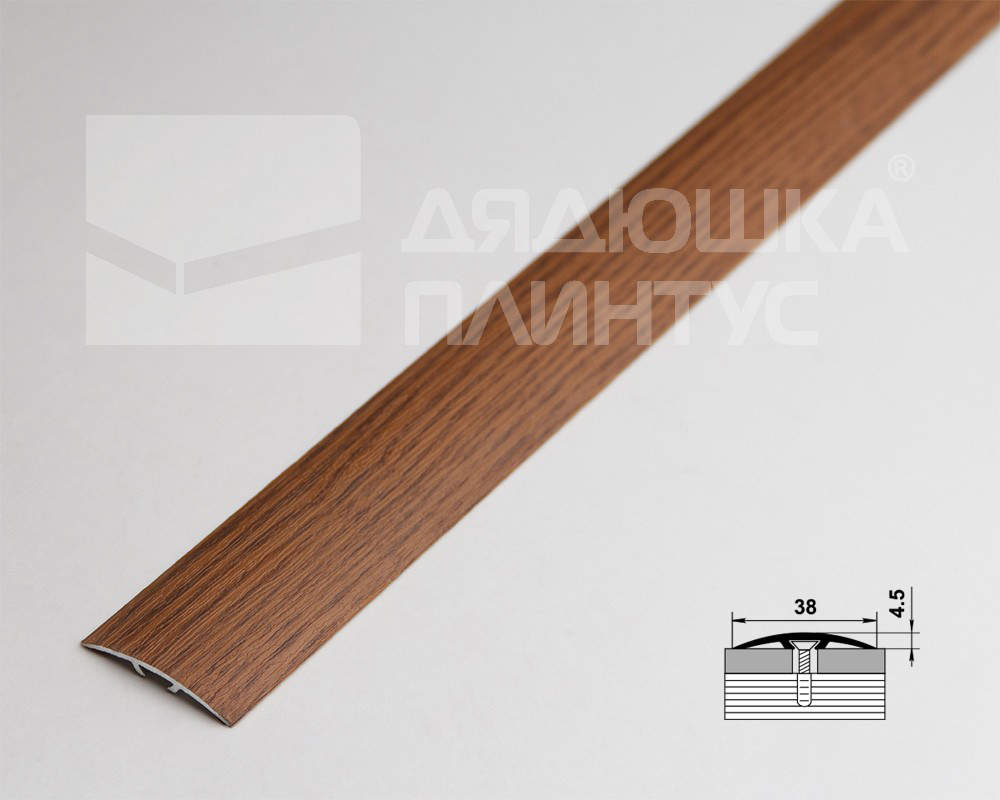 Порог одноуровневый ЛС 04-3.2700.4088 Орех